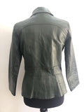 womens  vintage  Urban Village Vintage  Leather Jacket  Leather  jacket  Green  fitted  autumnal  autumn  60s  60  1960s  1960  10