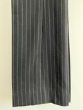 W32  vintage  Urban Village Vintage  trousers  stripe  pleat leg  pleat front  pinstripe  mens  L32  flares  flared leg  check  black  70s  70  1970s