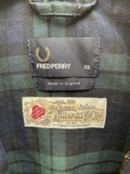 zip  XS  waxed jacket  wax. wax jacket  wax finish  wax  vintage  Urban Village Vintage  tartan  S  retro  MOD  mens  logo  Jacket  Harrington Jacket  harrington  Green  Fred Perry  fred  embroidered logo  elasticated  Cotton  coat  button