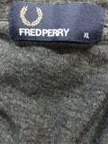 Top  T-Shirt  MOD  mens  XL  Grey  Fred Perry  chest pocket