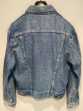 Vintage 1970's 70s Wrangler Denim Jean Jacket Blue Large Mens