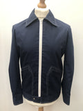 vintage  Urban Village Vintage  mens  m  lightweight jacket  faded  Campari  blue  70s