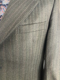 Tailored  striped  S  mens  Jacket  Hepworths  Hardy Amies Boutique  Hardy Amies  grey  checked  burton  blazer jacket  Blazer  70s  1970s