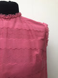womens  vintage  Urban Village Vintage  urban village  summer blouse  Shirt  ruffles  collar  blouse  70s  70  1970s  12
