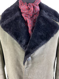 zero waste  vintage  Urban Village Vintage  urban village  UK  two button  thrifted  thrift  sustainable  style  store  slow fashion  shop  second hand  sears  save the planet  reuse  recycled  recycle  recycable  preloved  pockets  online  mens  long sleeve  L  khaki  jacket  green  faux fur lining  faux fur collar  faux fur  fashion  ethical  Eco friendly  Eco  corduroy  corded  cord  concious fashion  clothing  clothes  checked  check  button  brown  black faux fur  Birmingham  70s  70  3 button  1970s