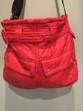 One Off Handmade Barbour Bag Made From Original Barbour International Jacket Red - Urban Village Vintage