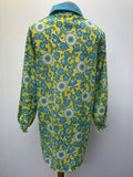 zip front  zip  Yellow  womens  vintage  Urban Village Vintage  urban village  summer top  summer dress  summer  retro  Paisley Print  paisley inspired  paisley  overalls  New old stock  MOD  midi dress  midi  long sleeve  jesswin  high neck  floral print  floral dress  floral  dress  deadstock  cuffs  collared dress  collared  collar  blue  60s  1960s  14