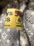 Wool Blend  wool  womens  Welsh Woollens  welsh wool  waistcoat  vintage  vest  Urban Village Vintage  urban village  tunic  tapestry  sleevless  retro  pure wool  cream  brown  60s  1960s  12  100% Wool