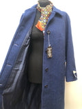 womens  vintage  Urban Village Vintage  Tweed  Scotland  pure wool  New old stock  new  Jacket  Harris Tweed  hand woven  fully lined  deadstock  countrywear  coat  blue  16  100% Wool