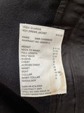 vintage  Urban Village Vintage  urban village  pockets  patches  Navy Jacket  Navy  military jacket  Military  Mens jacket  mens coat  mens  M  irish guards military  decorative buttons  Cotton  coat  chest pockets  button front  button