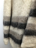 Wool  womens  vintage  Urban Village Vintage  Stripes  long sleeve  knitwear  knitted  knit  cream  cardigan  70s  1970s  12