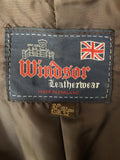 Mens Vintage Windsor Leatherwear Leather Jacket Brown - Size L - Urban Village Vintage