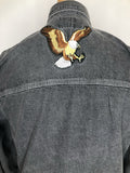 Rough Riders  Lee  wrangler  vintage  Urban Village Vintage  Shirt  Mens Shirts  mens  m  jean  jacket  Grey  Green  fitted  denim shirt  denim  70s style