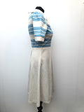 zip  womens  vintage  Urban Village Vintage  urban village  shirt dress  dress  dagger collar  cream  collar dress  collar  blue  big collar  70s style  70s  1970s  10