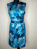 womens  Urban Village Vintage  summer dress  summer  knee length dress  dress  Blue  60s  1960s  12