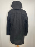 vintage  urban village  toggle  large  hooded  gloverall  football  duffle coat  duffle  coat  check  casuals  Blue  70s  1970s