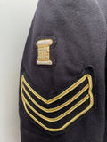 vintage  Urban Village Vintage  urban village  pockets  patches  Navy Jacket  Navy  military jacket  Military  Mens jacket  mens coat  mens  M  irish guards military  decorative buttons  Cotton  coat  chest pockets  button front  button