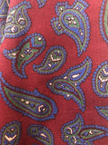 vintage  Urban Village Vintage  urban village  scarf  red  Paisley Print  paisley inspired  paisley  MOD  mens  made in england  Jox Ford  fringed  fringe  60s  1960s