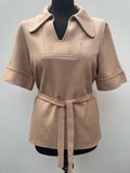 1970s Belted Top by House of Fraser - Size 16