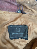 vintage  Urban Village Vintage  Suede Jacket  Suede  patchwork  Mens jacket  mens coat  mens  M  Jacket  hippie  baggy  90s  1990s