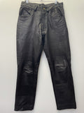 Vintage Leather Trousers - Size L30 W30