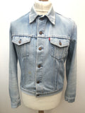 Vintage Red Tab Levis Faded Denim Jacket - Size M