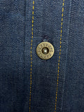 western  vintage  usa  Urban Village Vintage  urban village  shirt  shacket  rappers  press stud  mens  medium  m  denim style  denim shirt  denim  button fastening  blue  70s  1970s