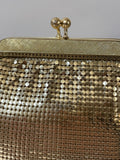 womens  vintage bag  vintage  Urban Village Vintage  studio 54  party bag  party  new year  hand bag  gold  glitz  festive  evening bag  disco  christmas  chain mail  bag  50s  1950s