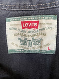 vintage  Urban Village Vintage  urban village  stitch detailing  Navy  Mens Shirts  mens  levis  l  decorative buttons  blue