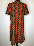 1970s Short Sleeved Embroidered Duster Jacket - Size UK 12
