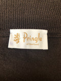 zip front  vintage  Urban Village Vintage  Pringle  MOD  mens  light knitwear  knitwear  high neck  cardigan  brown  argyle print  60s  1960s