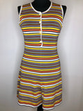 yellow  womens  white  vintage  Urban Village Vintage  San Biffore  playsuit  orange  multi  all in one  8  70s  1970s