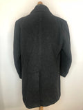 Winter Coat  winter  vintage  Urban Village Vintage  urban village  smart  pockets  mens  Meakers of Picadilly  long sleeve  L  Grey  formal  collared  collar  big collar  60s  1960s
