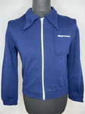 XS  Urban Village Vintage  Tracksuit Top  track top  track  Top  sportswear  mens  hoodie  hood  Blue  70s  70  1970s