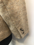womens jacket womens vintage jacket Burberry brown blazer jacket Blazer beige 10 Urban Village Vintage