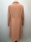 womens jacket  womens coat  womens  Winter Coat  vintage  Urban Village Vintage  urban village  peach  overcoat  orange  long length coat  long coat  Jacket  Eastex  coat  button  60s  1960s  14