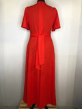 womens  vintage  Urban Village Vintage  urban village  summer dress  summer  red  maxi dress  long dress  dress  70s  70  1970s  12