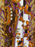 zip back  woodstock  womens  vintage  Urban Village Vintage  stand up collar  short dress  scooter dress  scooter  purple  psychedelic  psych  modette  MOD  mini dress  micro mini  mandarin collar  mandarin  hippy  hippie  flower power  dress  dolly dress  brown  8  60s  1960s