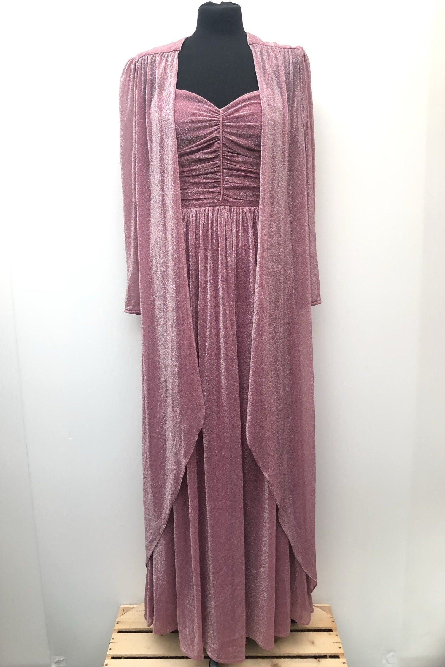 1970s Glitter Maxi Dress Two Piece Set by John Charles - Size 10 - Womens Vintage Clothing - Urban Village UrbanVillageVintage 1970s Glitter Maxi Dress Two Piece Set by John Charles - Size 10 - Womens Vintage Clothing - Urban Village UrbanVillageVintage