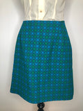 1960s Tapestry Gilet and Skirt by V.J.R Welsh Wool Tapestry - Size UK 14