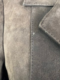womens  vintage  Urban Village Vintage  urban village  Suede Jacket  Suede  pockets  MOD  long sleeve  Jacket  Corvin  coat  button front  button  brown  60s  1960s  12