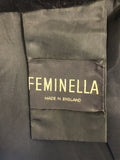 1970s Velvet Blazer by Feminella - Size UK 10
