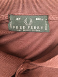 vintage  Urban Village Vintage  urban village  summer  Shirt  polo top  polo  Mens Shirts  mens  L  Fred Perry  comped cotton  brown