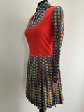womens  vintage  scooter dress  scooter  retro  Red  modette  mod  long sleeve  fitted waist  dress  dollyrockers  denim  dagger collar  collar  chambray  blue  10