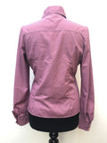 womens shirt  womens  vintage  Urban Village Vintage  urban village  Shirt  purple  Miss Beverly  long sleeve  collar  button  beagle collar  60s