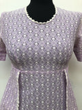 womens  vintage  Urban Village Vintage  urban village  tie sleeves  purple  mini dress  mini  dress  crochet trim  8  60s  1960s