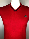 vintage  vest  v neck  Urban Village Vintage  urban village  Tank Top  sweater  Stripes  S  red  mens  limited edition  knitwear  knitted  knit  jumper  2-brother