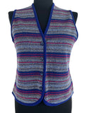 zero waste  womens  waistcoat  vintage  vest  Urban Village Vintage  urban village  UK  thrifted  thrift  tank  sustainable  style  stripey  Stripes  striped  stripe detailing  stripe  store  St Michael  slow fashion  sleeveless  shop  second hand  save the planet  reuse  recycled  recycle  recycable  preloved  online  light knitwear  ladies  knitwear  knitted  knit  fashion  ethical  Eco friendly  Eco  concious fashion  clothing  clothes  button up  button front  button  Blue  Birmingham