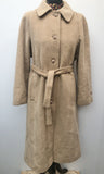 1960s Full Length Wool Coat by Bickler Size 14-16