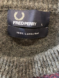 vintage  Urban Village Vintage  urban village  square pattern  mens  logo  Lambswool cotton blend  lambswool  L  knitwear  knitted  knit  jumper  herringbone pattern  Grey  Fred Perry  fairisle  embroidered logo  burgundy  Blue